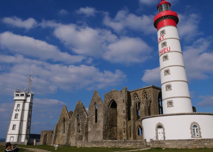 Pointe St Mathieu crédit photo terre d'écume, lieu de randonnée guidée.